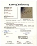 August Busch, Jr. Signed Portrait -- With JSA COA